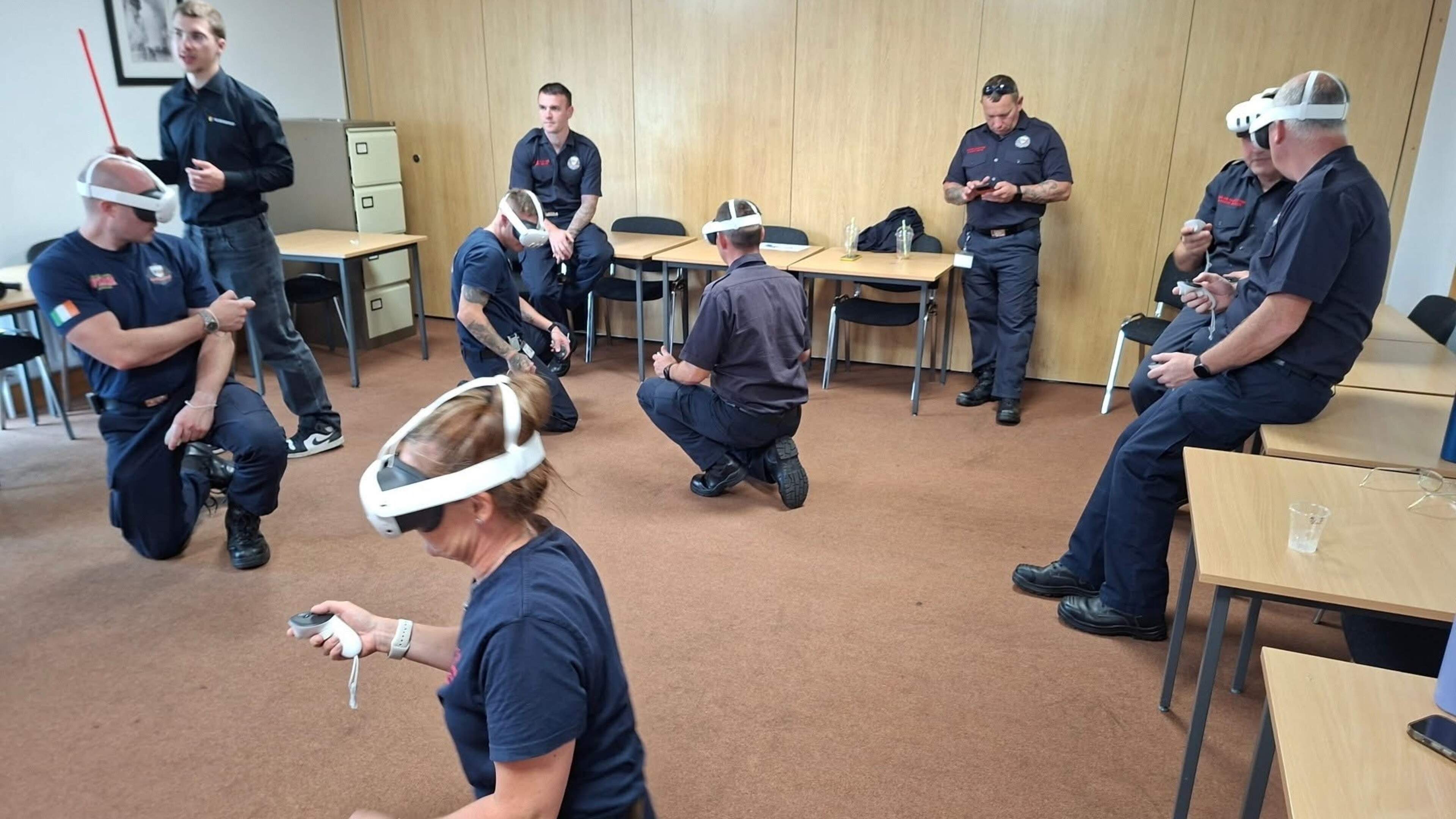Carlow firefighters to train in lifelike emergency scenarios using virtual reality headsets